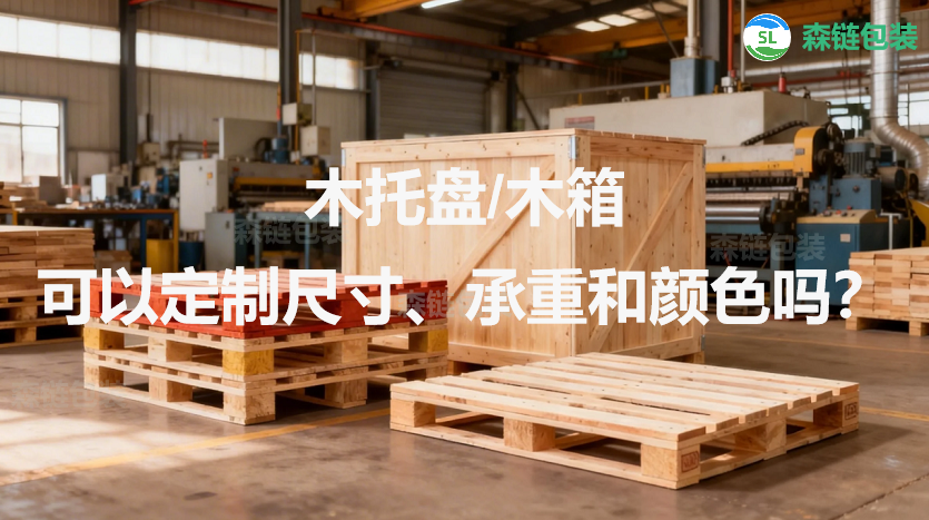 森链包装的木托盘/木箱可以定制尺寸、承重和颜色吗？-森链包装www.senlianpack.cn